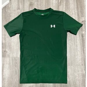 Under Armour HeatGear Men's Green Short‎ Sleeve Athletic T-Shirt XL